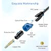 BlueRigger Toslink - Digital Optical Audio Cable - 10FT - (Fiber Optic Cable, 24K Gold-Plated) S/PDIF Digital Audio Optical Cable for Soundbar, Home Theatre, TV, Xbox, PS4