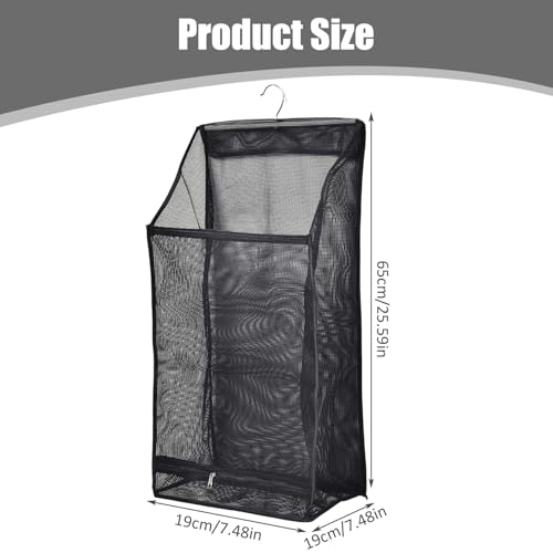 Cesto para la colada portátil organizador de ropa de baño 5