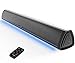 Soundbar TV Bluetooth, Casse per TV Barra Soundbar con LED RGB, Air Tube e Amplificatore a 2.0 Canali Wireless con Telecomando per Gaming, PC e TV