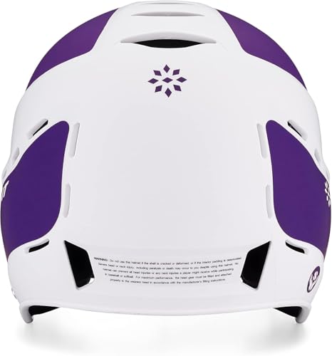 RIP-IT | Vision Pro Softball Batting Helmet with Face Mask | Matte | Two-Tone Purple S/M | Lightweight Women’s Sport Equipment by RIP-IT - Image 4