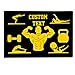 VictoryStore Body Builder Gifts - Custom Gym Door Mat - 24 Inches by 36 Inches (Gym Business Doormat)