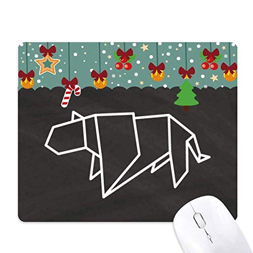 Tapis de souris de bureau tigre origami pour décorer votre intérieur