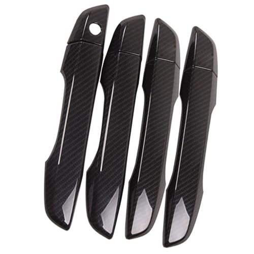 Couvercle poignée porte voiture Civic 2017 coque de décoration extérieure noire