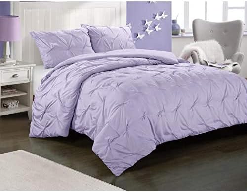 Heritage Club Sierra Solid Pintuck Comforter Set