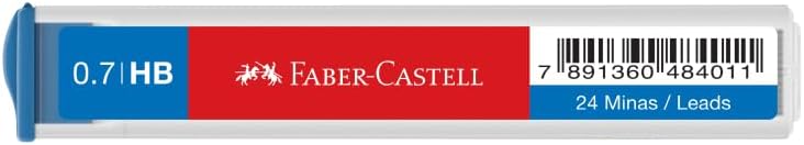 Lapiseira Poly Slim 0.7mm Faber-Castell - Rosa e Roxa, 2 unidades