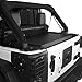 Hooke Road for Jeep Cargo Trunk Cover Security Deck Enclosure for Jeep Wrangler JK 2007-2018 4-Door Unlimited