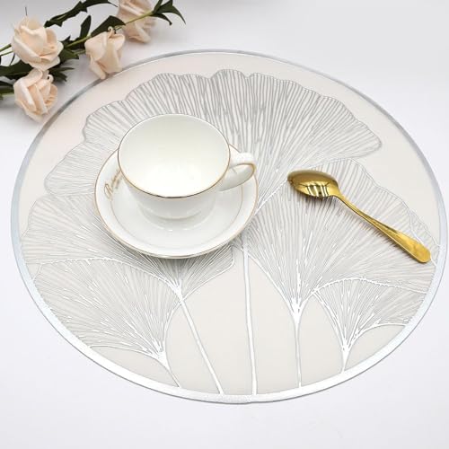 Image of Dakshya Industries Placemats for Dining Table PVC Waterproof (Modern, Pack of - 6)