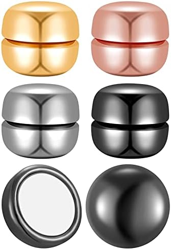 Hijab Magnetic Pins, 4 Pair Pinless Magnetic Hijab Pins Multi-Use Hijab Magnets Commercial Strength Hijab Pins for Women Multi-Use Colorful Scarf