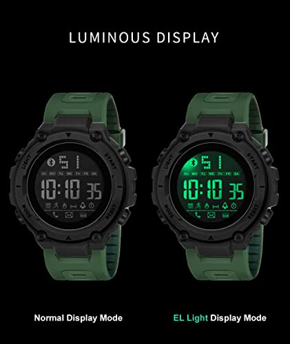 Image of Shocknshop Digital Sports Stylish Multifunctional Electronic LED Black Dial Wrist Watch for Men Boys -WCH78