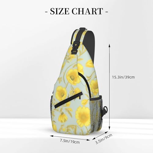 Bolso cruzado tipo sling Black para hombres y mujeres miniatura 3