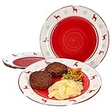 Die festliche Platte ist ideal z. B. beim Frühstück für Beilagen wie Käse & Wurst, zum Servieren des Festtagsbratens beim Mittag oder für kleine Appetithappen am Abend