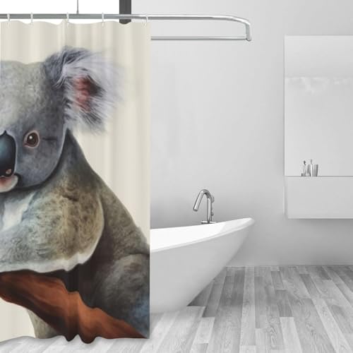 Rideau de douche avec 12 crochets imperméable pour décoration de bain 182x152 cm