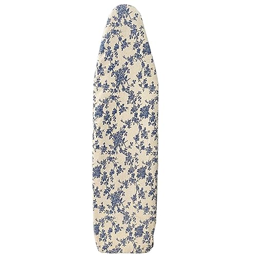 JoboJi Housse De Planche À Repasser 138x38cm Housse Tables À Repasser Perméable À La Vapeur pour Centrale Vapeur Facile À Installer (Color : Bleu)