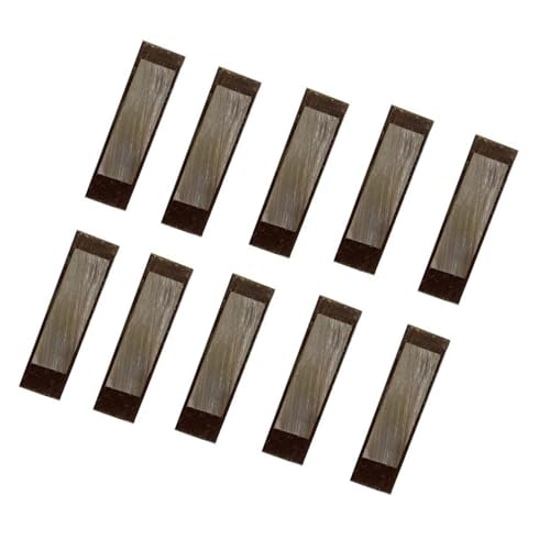 10 個炎バイオリン弓アワビスライド木製スティック修理カエル交換 バイオリンアクセサリーキット