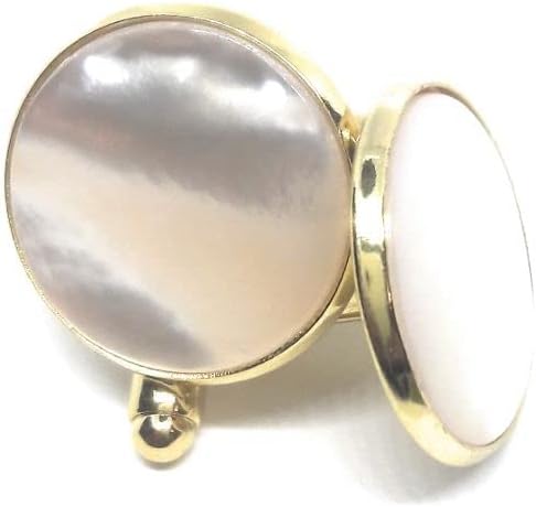 GOLD MOTHER OF PEARL CUFFLINKS MANUFACTURERS DIRECT PRICING