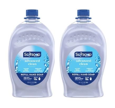 Advanced-Clean Liquid Hand Soap Refill, 80 fl oz Bottles (2-Pack), 160 oz Total