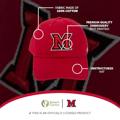 Gorra bordada ajustable con visera Redhawks miniatura 3