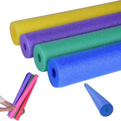 Nouilles flottantes flexibles pour jeux aquatiques en famille lot de 4