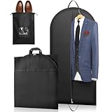 housse rangement vetement valise Capacité de Rangement Optimale: Chaque housse vetement peut contenir trois à quatre chemises ou deux costumes, parfaite pour vos tenues professionnelles. À noter qu'elle n'est pas adaptée aux robes longues, robes de mariée ou vêtements taille XXL. Disponible en deux dimensions pour s'adapter parfaitement à la longueur de vos vêtements