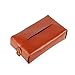 Produktbild alli Leder TV Tissue Box Desktop Haushalt täglichen Bedarfs Kreative Kleine Fresh Art Paper Box,braun