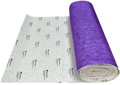 IMPERIAL STUDIOS 8mm Thick Carpet Underlay - luxurious PU Foam Rolls (10m²) - Thermal & Sound Insulation Padding for Floor, Hard Wearing, UK Manufactured Luxury Feel Flooring
