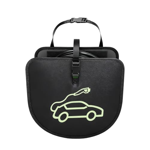 GBKDQQ Tragbare EV Kabeltasche Ladekabel Tasche, Hängende Aufbewahrungstasche für Typ 2 TypT 1, Tasche Elektroauto, 600D Nylon Ladekabel-Organizer für Alle Kabel & Autozubehöre