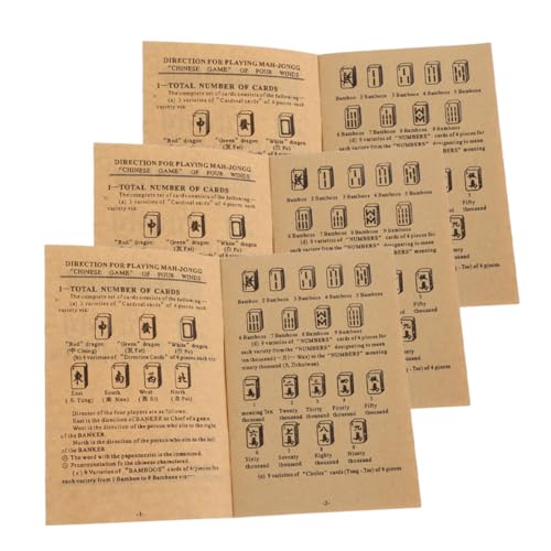 Mahjong Manual para Principiantes LIOOBO 3pcs miniatura 1