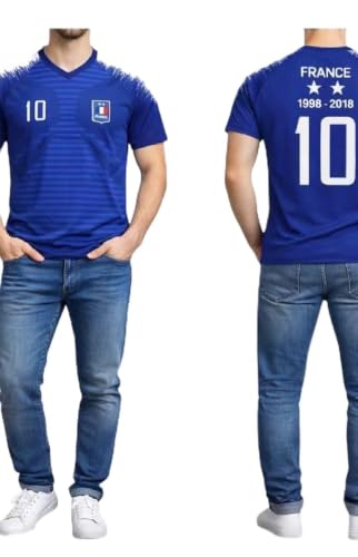 T-shirt de sport football France 2 XXL vêtement mixte supporter