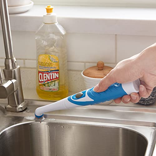 Electric Cleaning Brush With 4 In 1 Multiple Brush Heads ,Indoor Household Cordless Motorized Brush For Bathroom Toilet Kitchen Tile Crevice #TOP5