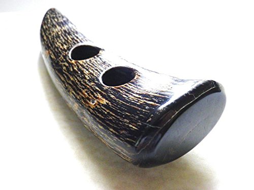 Amazon | 本水牛ボタン ダッフルボタン Bigな角先 №500 大きな