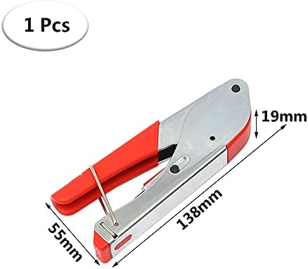 F-Type Coaxial Cable Crimper Coax Compression Tool Coaxial Cable Stripper for Cable Connector