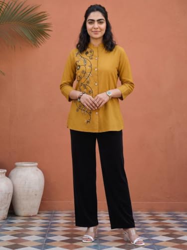Image of Naixa Women's Pink Cotton Printed Straight Kurta with Pant and Dupatta Set