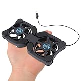 Pratique : sans alimentation externe, pour une utilisation simplifiée partout où se trouve un port usb, support de refroidissement pour ordinateur portable, accessoire ventilateur pour ordinateur portable