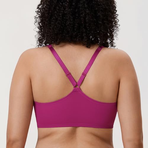 Image of DELIMIRA Women's Front Closure Racerback Plus Size Bra