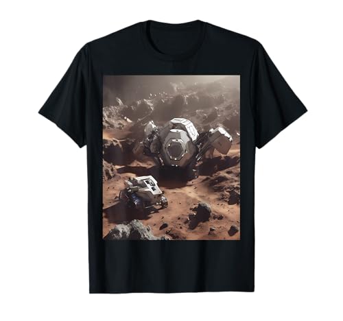 Mining Colony Asteroid Robotic Equipment T-Shirt