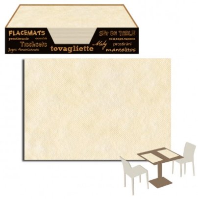 Tovaglietta Airspun Tnt 33x45 Crema 1000pz