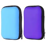LXLX Playing Cards Case,uno Cards,Waterproof Cards,Pack of 2 (Blue and Purple)