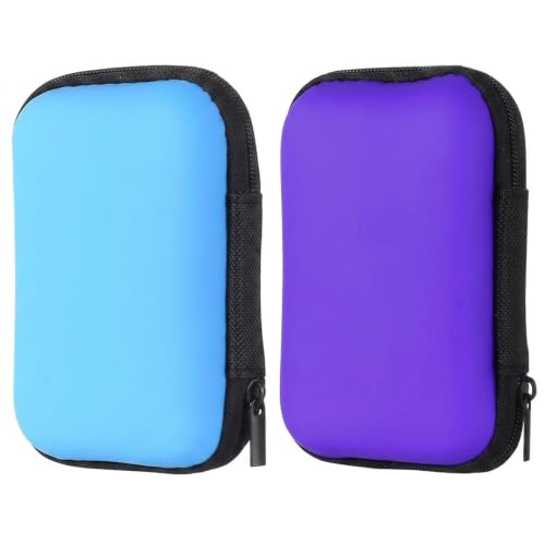 LXLX Playing Cards Case,uno Cards,Waterproof Cards,Pack of 2 (Blue and Purple)