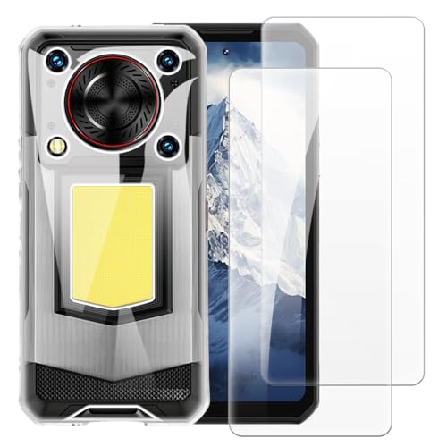 Shantime P[X{2苭KXZbg Oukitel WP56 5G Ƃ̌݊ ϏՌJo[SʕیXN[veN^[(NA)