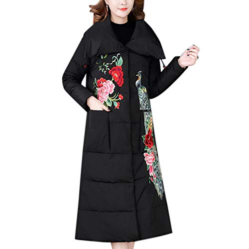 Doudoune femme chaude contre le froid d'hiver, veste longue slim légère et confortable