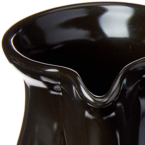 Bule de Cerâmica para Café Turco Ibrik Gourmet, 550ml, Preto, Ceraflame