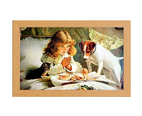 Burton Barber "SUSPENSE" - Impresión victoriana en marco de cristal (25,4 x 34,3 cm) Cover