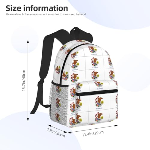 Sac à dos Illinois léger et décontracté pour ordinateur portable