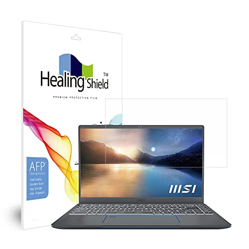 Muellery Healingshield �X�L���V�[���t���ی�t�B���� Screen Protector Oleophobic AFP Clear Film Compatible with MSI Prestige 14 A11SCX PHAF1521