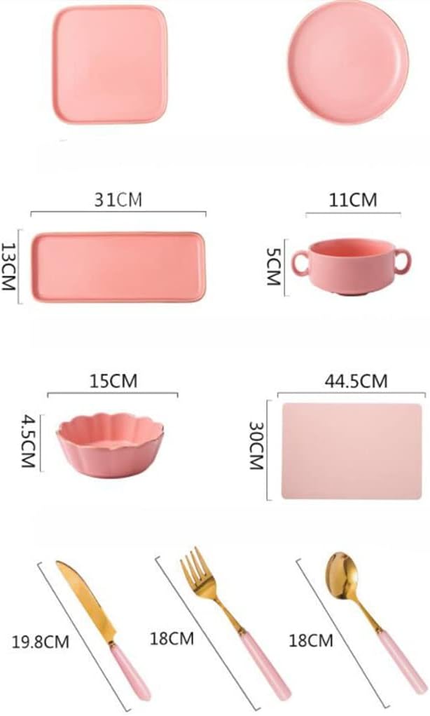 Tableware Western Food Platter Steak Plate Placemat Napkin Combination Set
