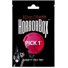 Fitz Alice Coopers HorrorBox Pick 1 Card Game - 50 Spooky Choice Cards for Halloween Parties, Game Nights, and Fans of Scary Movies - for Teens and Adults 14 Years +