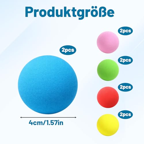 QyizuiPcn Softball, Bälle für Bällebad, 10 Stück Spielbälle, Weiche Bälle, Spielzeugbälle für Innen- und Außenbereich