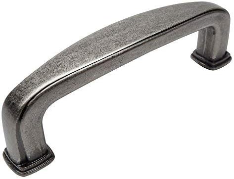 Cosmas 25 Pack 4389WN Weathered Nickel Modern Cabinet Hardware Handle Pull - 3 Inch (76mm) Hole Centers