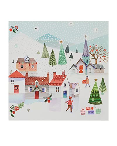 Christmas is Near Lot de 8 cartes de Noël caritatives avec enveloppes Cover