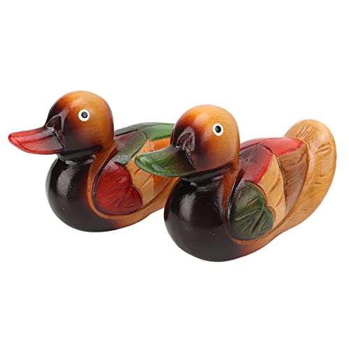 El mejor review de Figuras talladas madera los preferidos por los clientes. 23 Asixxsix 2 Piezas de Adorno de Pato, estatuas de Pato mandarín de Madera pintadas a Mano, Figuras talladas a Mano, Regalos de Boda, estatuilla de Pato Decorativa Decoraciones para...